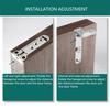 Upgrades Cabinet Hinges 110 Degree Swing Door Hinges Quiet Operate Door Hinges Heavy Duty Hinges Set for Office Door