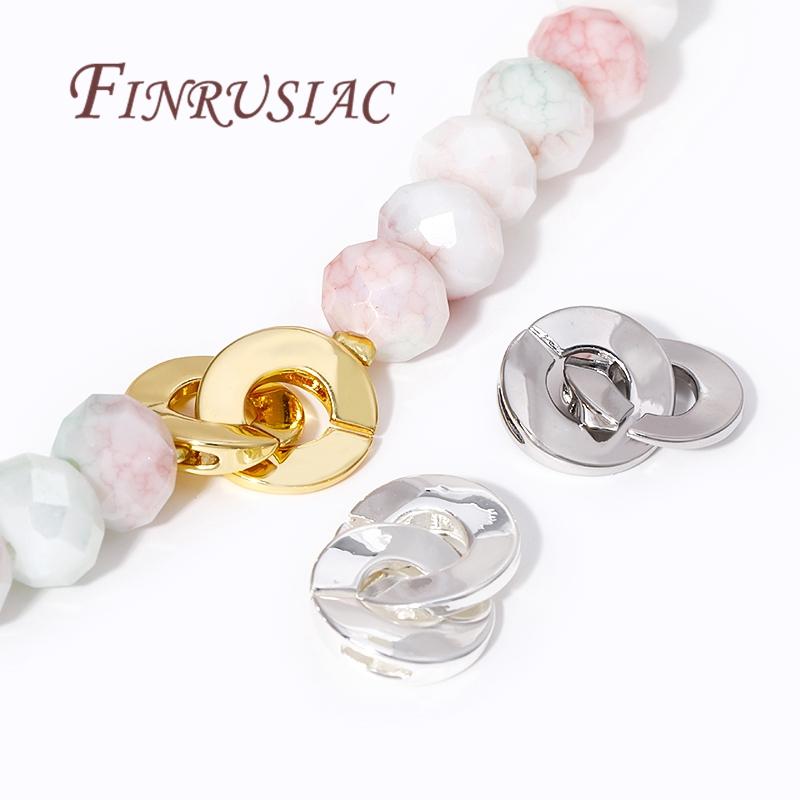 2/4Pcs 18K Gold Plated Necklace Clasp Connectors,Clasps For Jewelry,DIY Jewelry Making Supplies,Bracelets Accessories