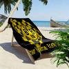 Asciugamano da Spiaggia con Stampa BVB Nome Personalizzabile, Grande Morbido Asciugamano ad Asciugatura Rapida per Spiaggia Campeggio Nuoto -HE193