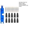 Presta Valve Core Kit Rustproof Corrosion Resistant Reliable Performance Universally Compatible Presta Valve Cores Caps Set