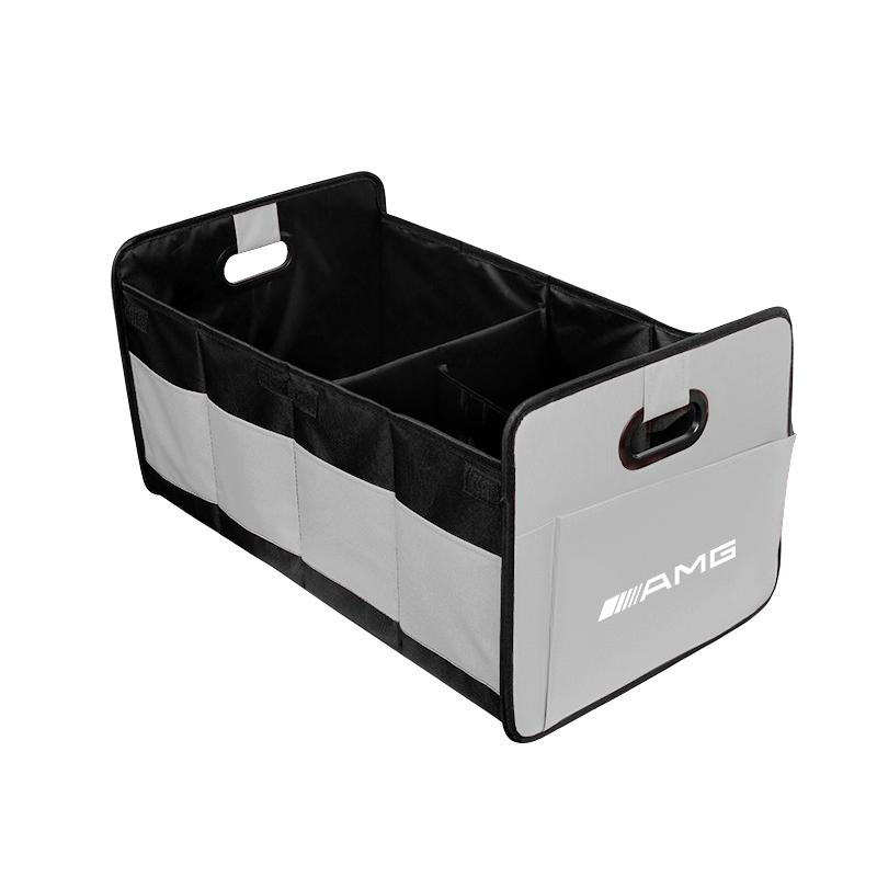 Car Trunk Organizer Storage Box Foldable Large-capacity Case For Mercedes Benz AMG E S C A B Class GLE W204 W203 W205 W210 W213