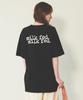 Milkfed Casual Logo Slab Short Sleeve Black Tee, Women's,