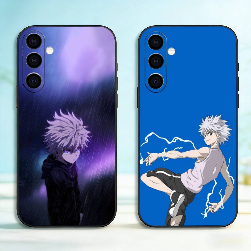 Hunter Killua Phone Case For Samsung Galaxy A73,A72,A71,A70,A53,A52,A51,Others Soft Black Cover