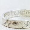 Finger Ring Flowers Lovers Pattern Exquisite Dandelion Lettering Ring for Dating