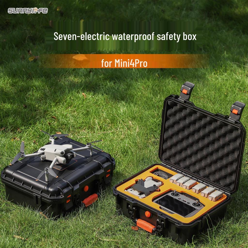 Sunnylife Mini 4 Pro Waterproof Outdoor Storage Bag with Drop-Proof Protection