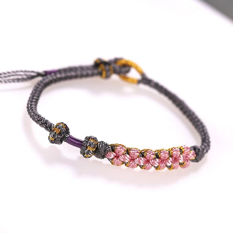 

Оригинальный ремешок для переноски Плетеный шнур Полуфабрикаты Нанизывание бусин Маленький Персиковый Коке Красный веревочный браслет Подвеска с бусинами на удачу Сделай сам с бусинами Dark gray