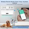 MOES WiFi Temperature & Humidity Sensor LCD Screen Infrared Sensing Backlight Smart Tuya APP Remote Control Alexa Google Voice
