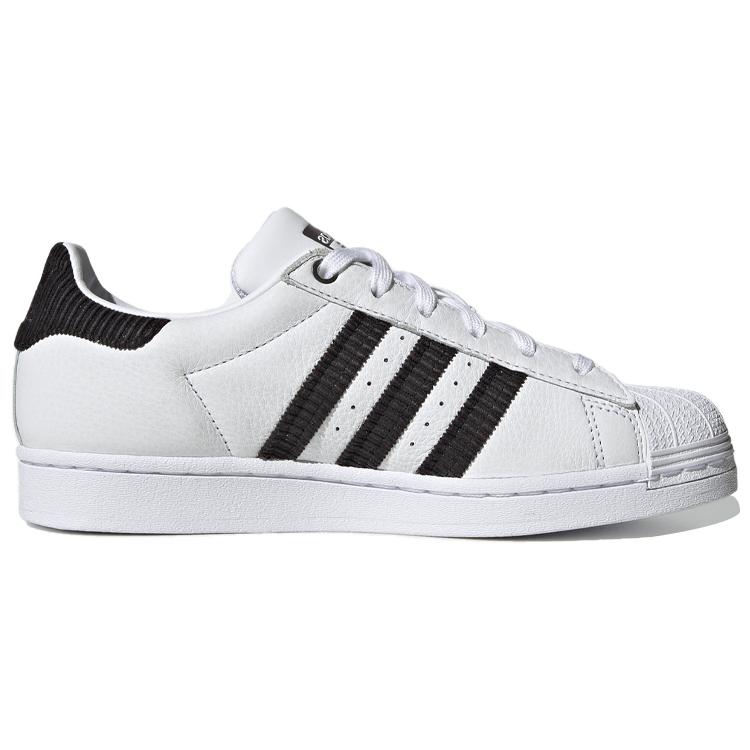 adidas Damskie Superstar 'Czarne Sztruksowe Paski' Damskie H69025