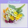 Small Fresh Daisy Bouquet Artificial Flowers For Wedding Decor Photography Props Home Decoration