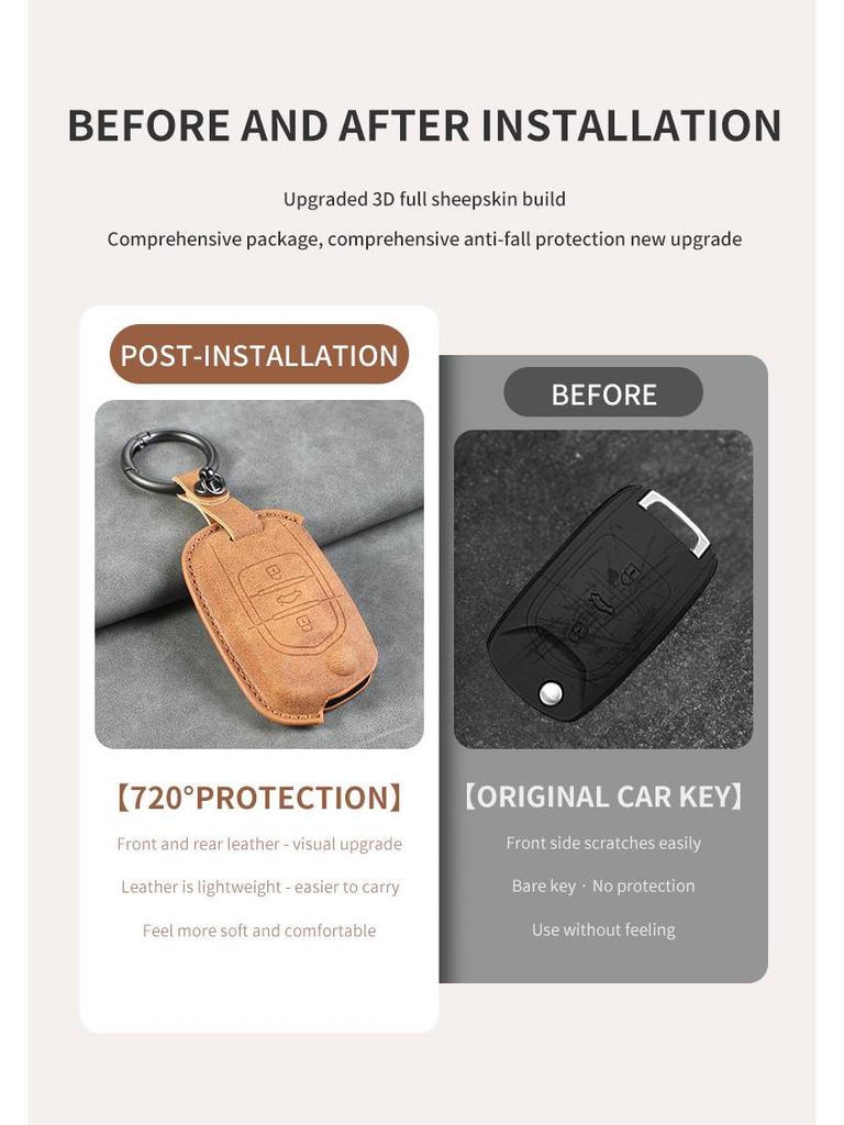 Wuling Hongguang Mini Macaron Key Cover for Women – Mini EV Car Key Protector