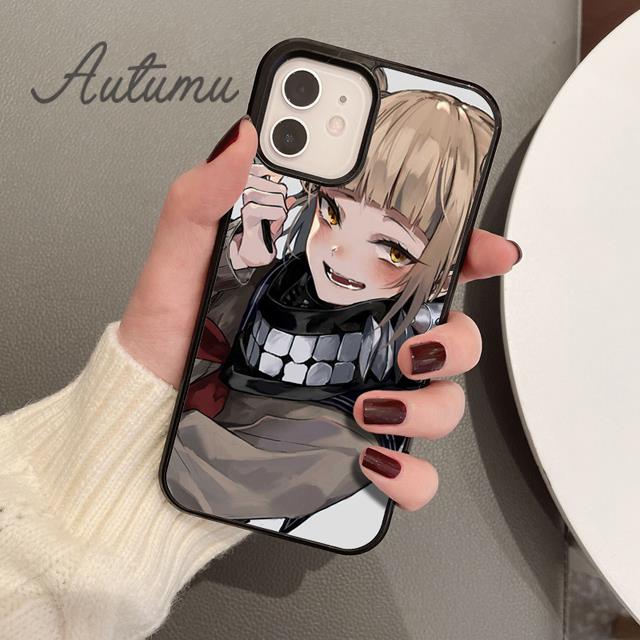 Himiko Toga Boku No Hero Academia Phone Case for iPhone 11 12 13 14 Pro Max mini XR XS SE 2020 6S 7 8 Plus Samsung S21 S22 Cover