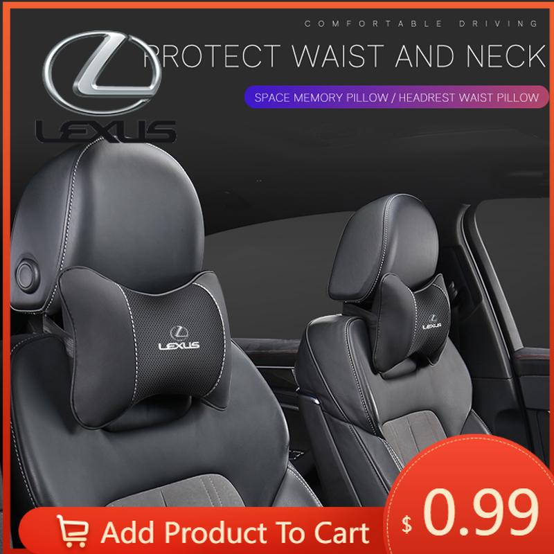 Interior Stickers For Lexus F SPORT ES RX NX IS300 IS250 RX350 LS500 LX600 NX260 CT200 NX350 HS250 1Pcs Car Seat Headrest Auto E