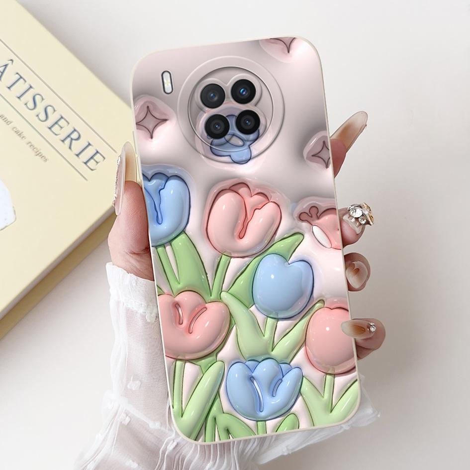 Cartoon Case For Honor 50 Lite Cover Huawei Nova 8i Phone Case Cute Daisy Panda Soft TPU Back Cover For Honor50 Lite Nova8i Capa