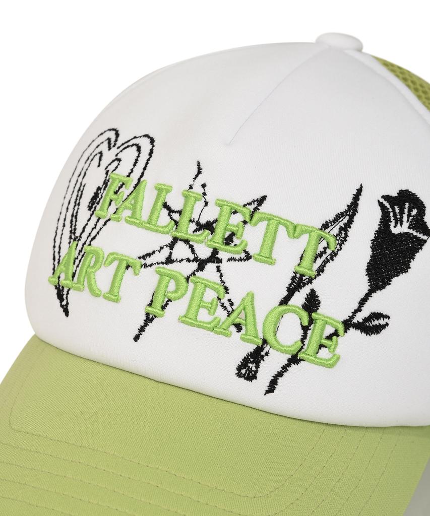 FALLETT Art Piece Mesh Cap Lime