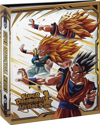 BANDAI Super Dragon Ball Heroes Oficjalny zestaw 4 kieszonkowych segregatorów Edycja Majin Buu - -