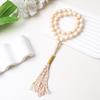 Handheld 45-Bead Muslim Rosary Tassel Bracelet - Middle Eastern Islamic Prayer Jewelry