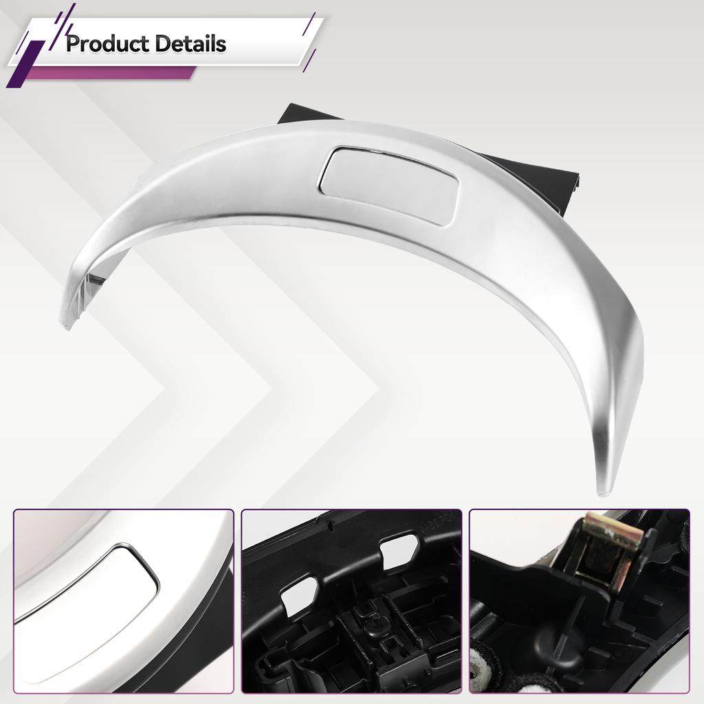 Car Chrome Center Console Armrest Switch Button Trim Cover Fit For BENZ C GLC W205 W253 C200 C230 GLC300 2056803407 A2056803407