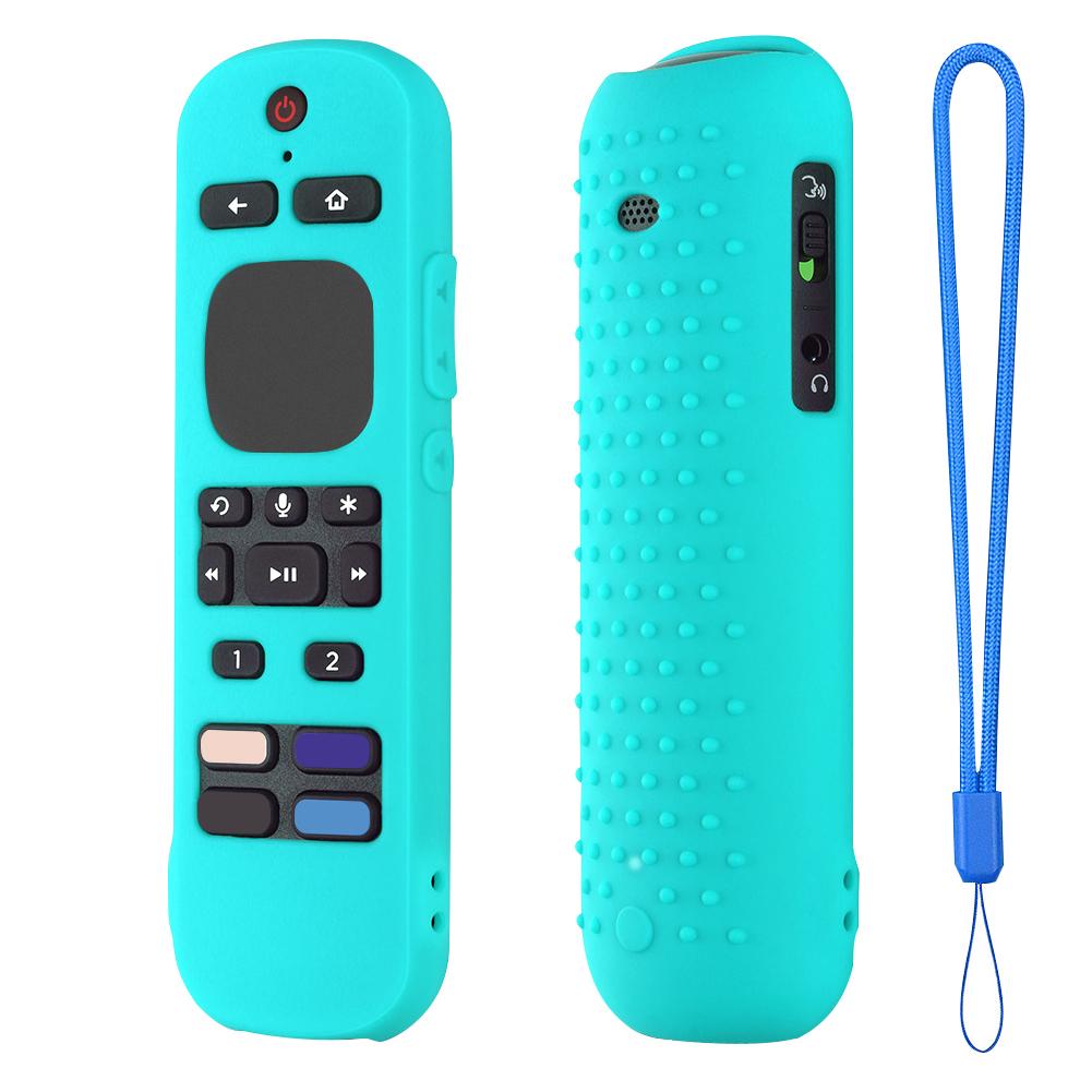 Silikon-Schutzhülle für Roku Voice Remote Pro /RC-MC1, stoßfeste Abdeckung für Roku TV Steaming Stick 4K+, Fernbedienungshaut