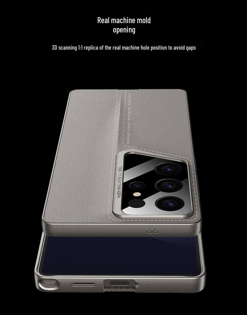Samsung S25 Ultra Leather Protective Phone Case - Fashionable and Drop-Proof
