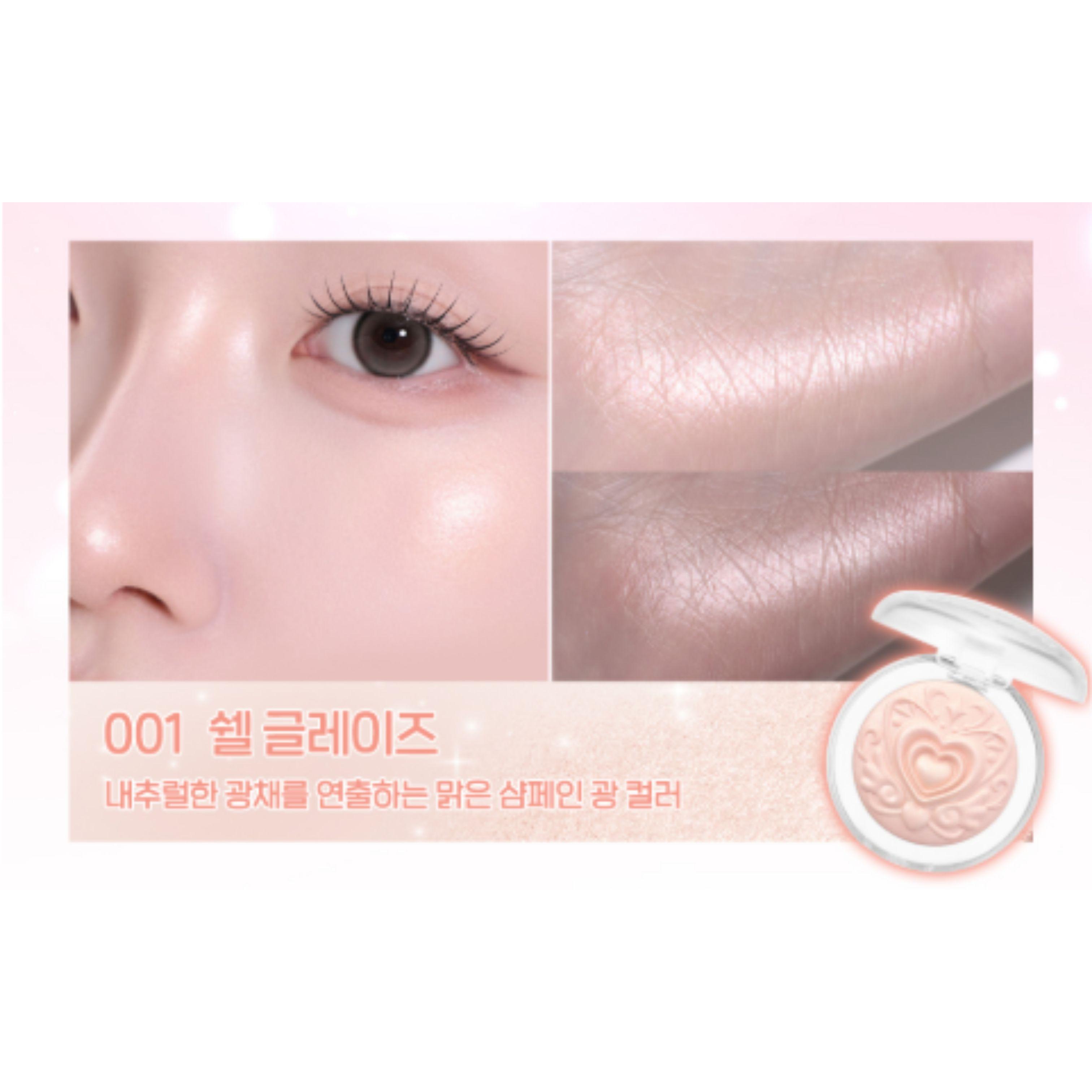 peripera Mood Like Highlighter 3.5g (3 Colors) 01 Shell Glaze