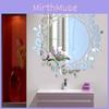 Elegant 3d Diy Fashion Mirror Wall Stickers For Home Decoration And Stunning Gift