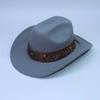 New Western cowboy top hat men and women couple gentleman's hat horse head decoration with jazz hat Tibetan