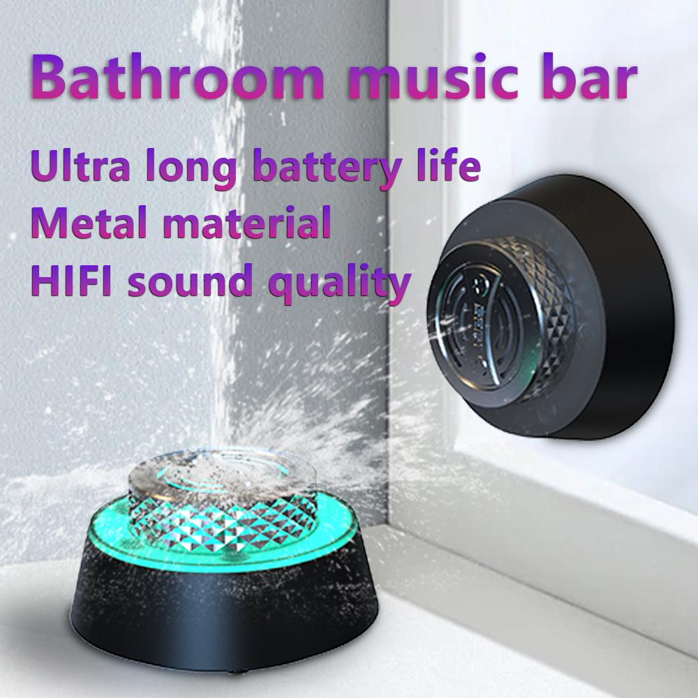 Mini Portable Waterproof Bluetooth Speaker | 360° Surround Sound | Fashionable Aluminum Shell | Essential for Home & Travel
