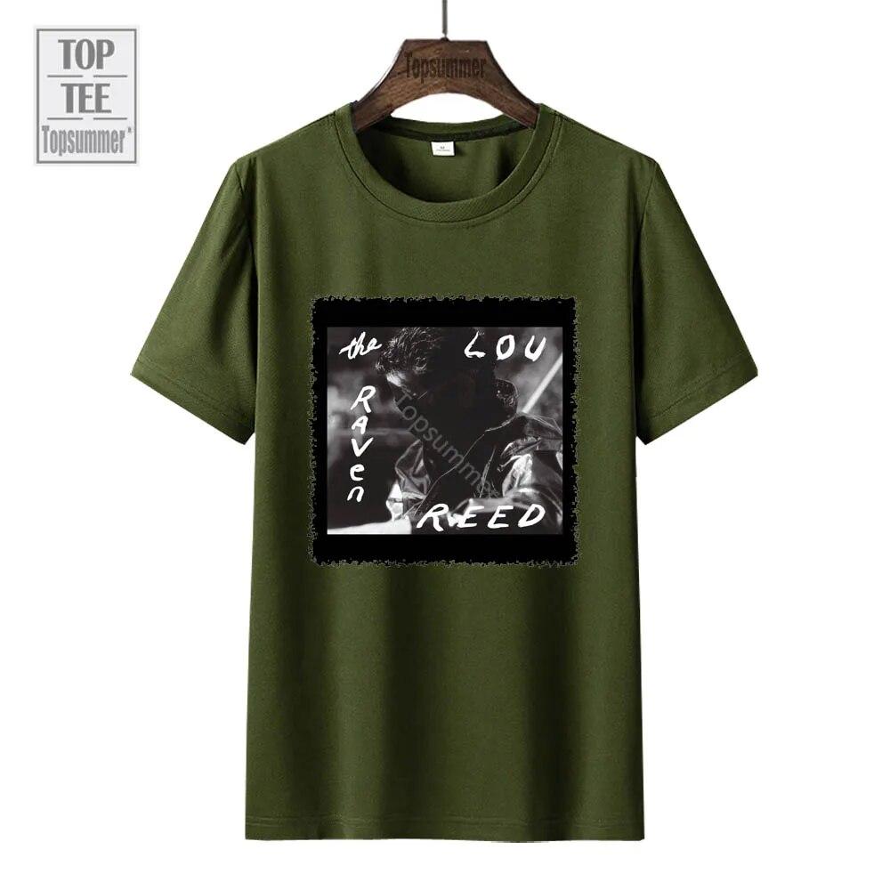 Tricou The Raven Album Lou Reed Tour Tricou Pop Trend Bumbac Tricou cupluri Top supradimensionat