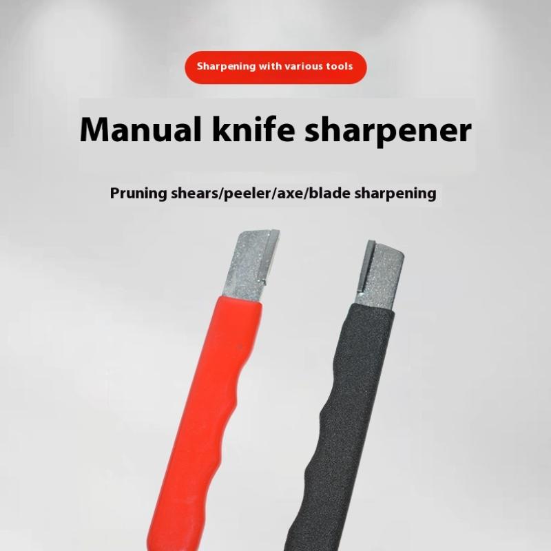 2Pcs Professional Tungsten Diamond Ceramic Knife Scissors Sharpener For All Blades Kitchen Garden Shears Sharpening Tool