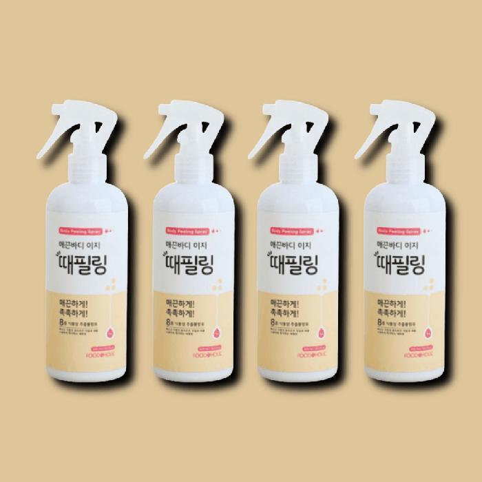 FoodaHolic Smoothing Body Easy Scrub 300ml 4-pack Exfoliating, Elbow, Back Peeling (30278353)