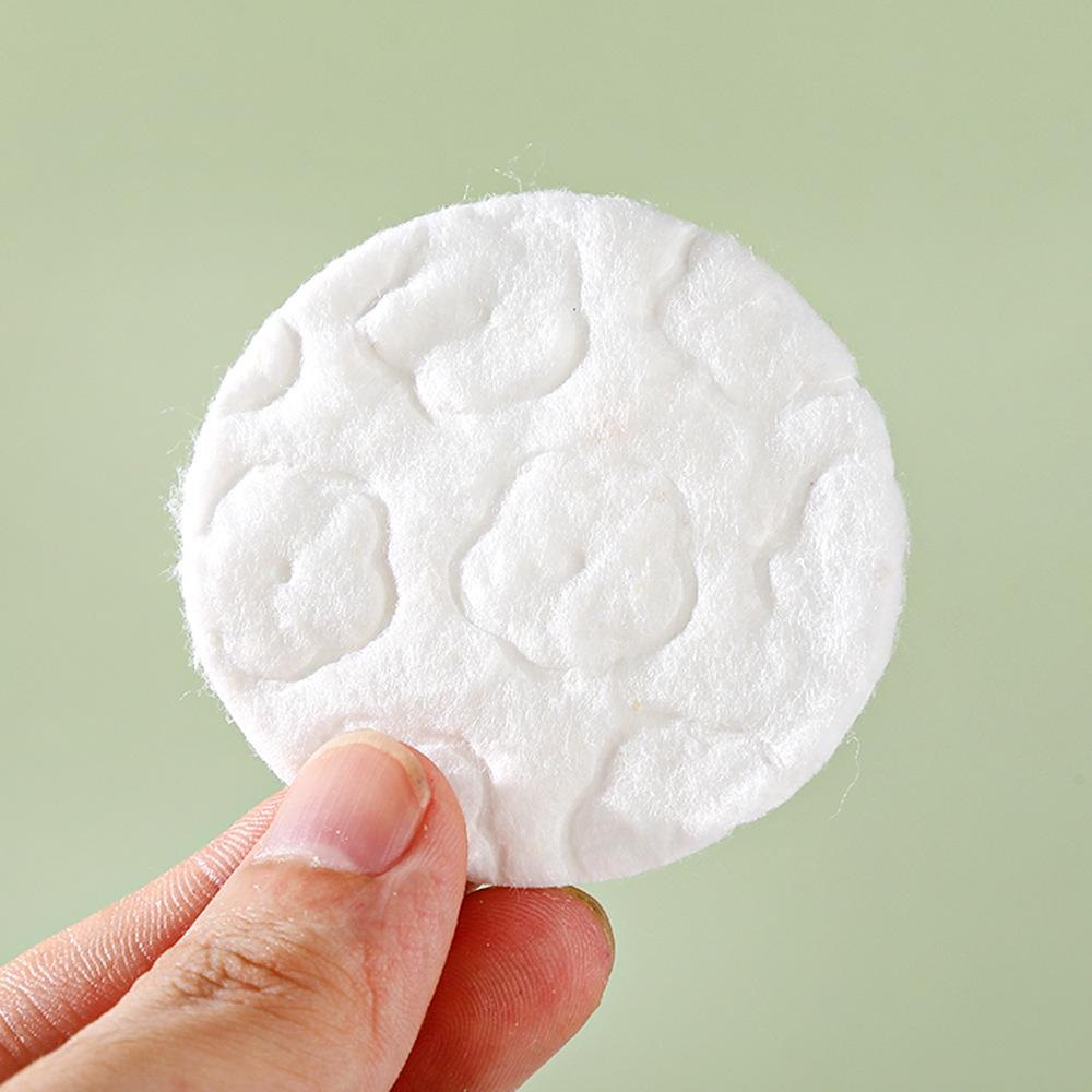 Fussel- und fusselfreie saugfähige Wattepads: 100 feuchtigkeitsspendende, verformungsbeständige Einweg-Runden für Hautpflege und Make-up-Entfernung.