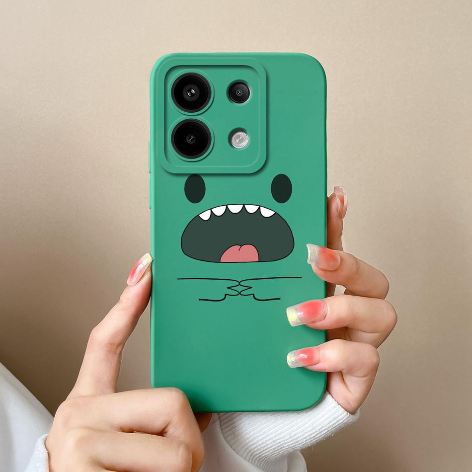 

Case For Poco X6 Pro Art Floral Soft Liquid Silicone Upgrade Camera Protection Back Cover For Poco X 6 X6Pro Coque Bumper Fundas Poco X6