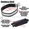 For SC project Arrow Yoshimura AK Brother Mivv Leovince Austinracing Etc Exhaust Tail Pipe Carbon Fiber Stainless Fixed Clamp