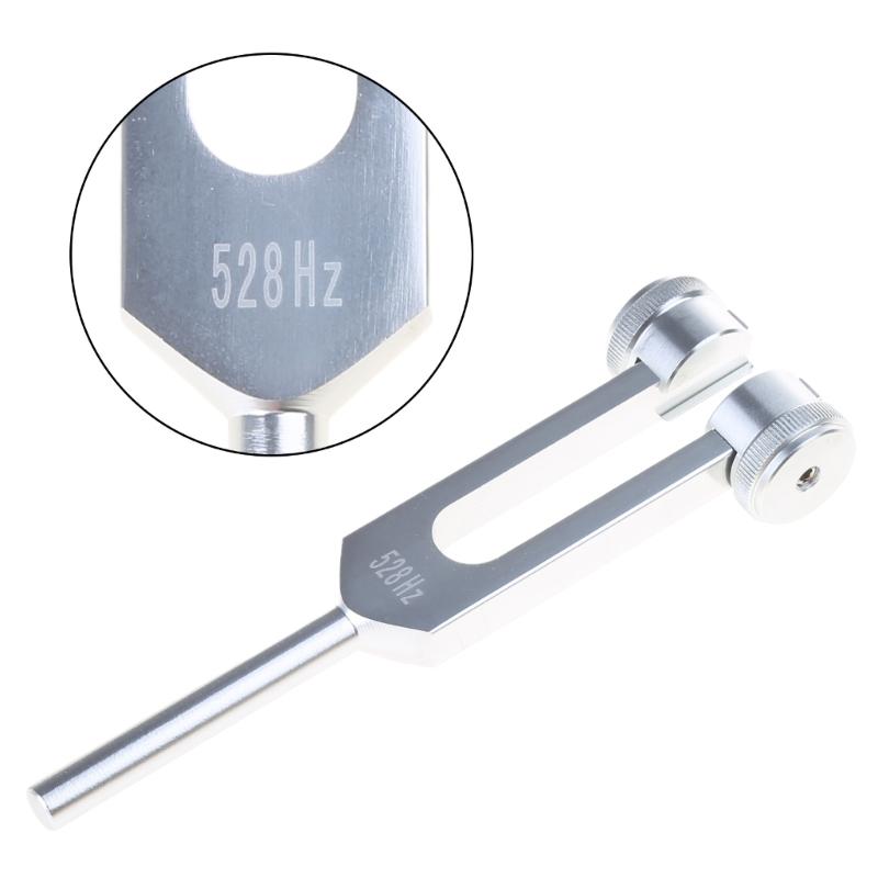 Stimmgabel 528Hz Stimmgerät Chakra zur DNA-Reparatur Klangheilung Tragbares Schlägel Stimmgabel-Set Verwendet für Mädchen/Jungen/Eltern
