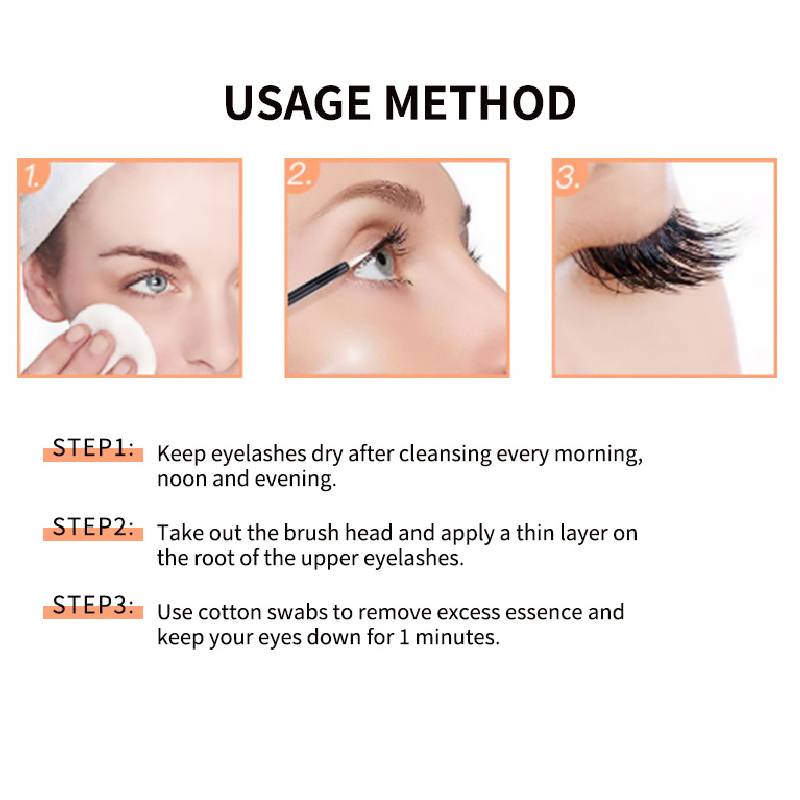 Eyelash Growth Treatments Serum,Eyelash Enhancer Nutrient Thickening and Curling