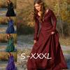 Dress Womens Medieval Long Sleeve Gothic Dresses Halloween Costume Cosplay