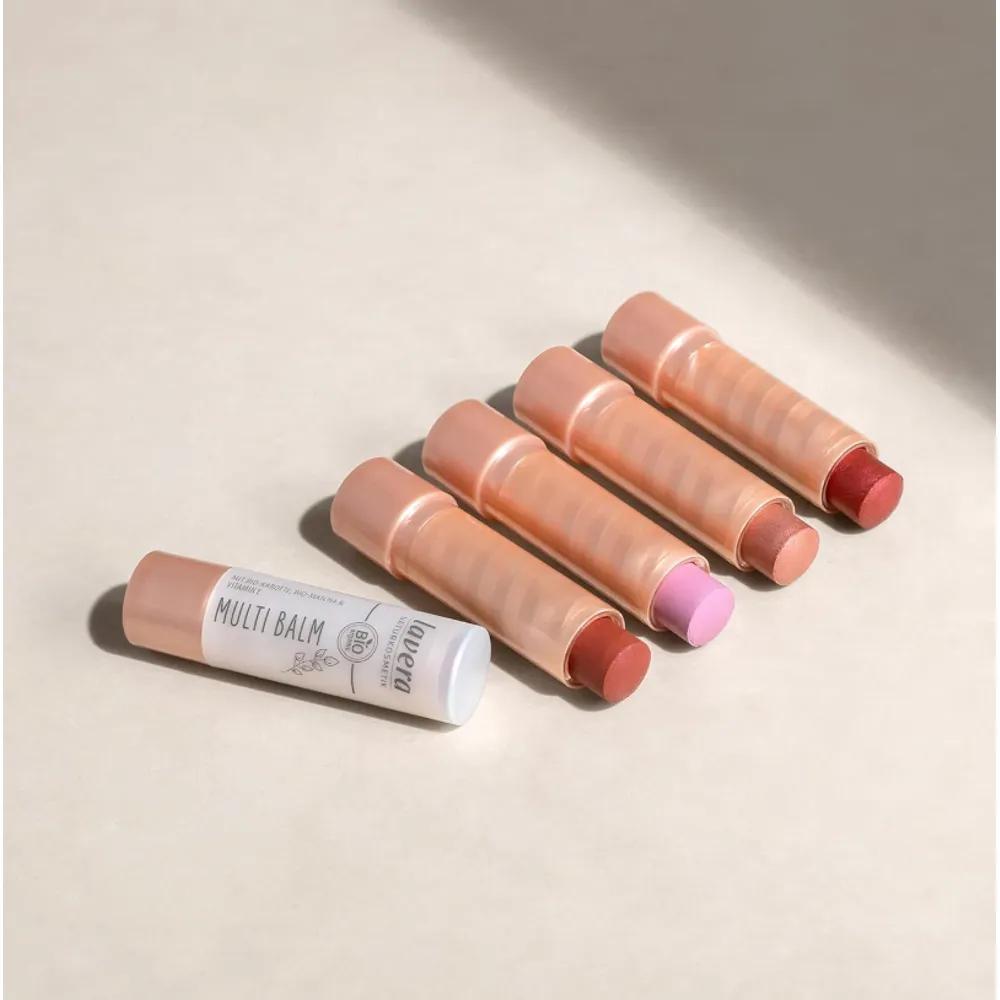 Lavera Lavera Multi-Color Lip & Cheek Balm - Choose 1 of 4 colors 01 Sunset Red