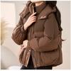 New cotton-padded women's winter short loose jacket trendy design sense thickened cotton-padded jacket