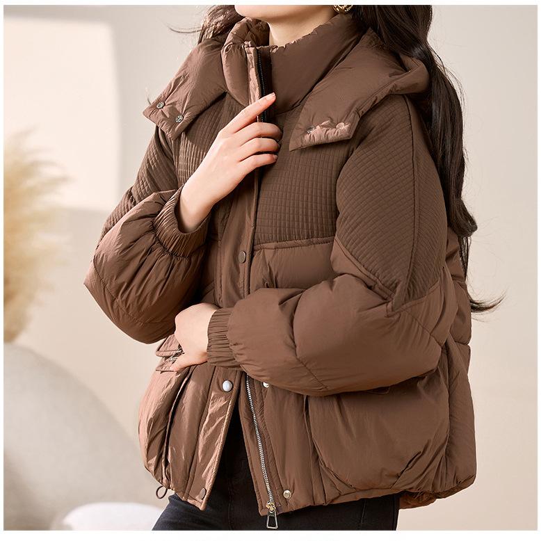 New cotton-padded women's winter short loose jacket trendy design sense thickened cotton-padded jacket
