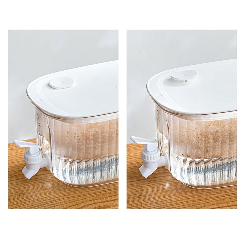 PET Beverage Dispenser 4L Water Dispenser Thickened Water Pitcher  For Family