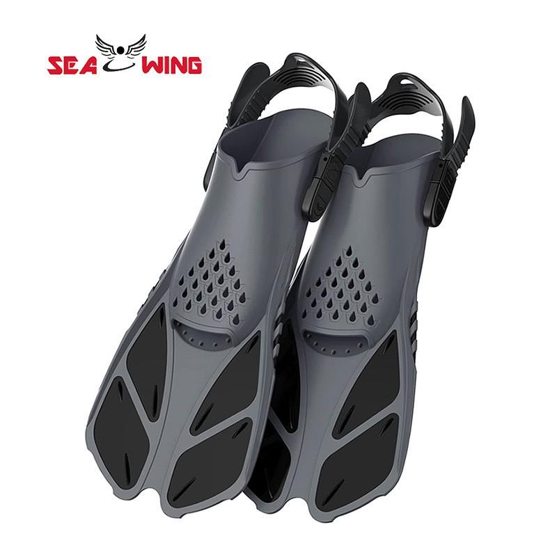 Adjustable Snorkeling Fins Adults With Strap System - TPEPP Swim Scuba Diving Freediving Mermaid Swimming