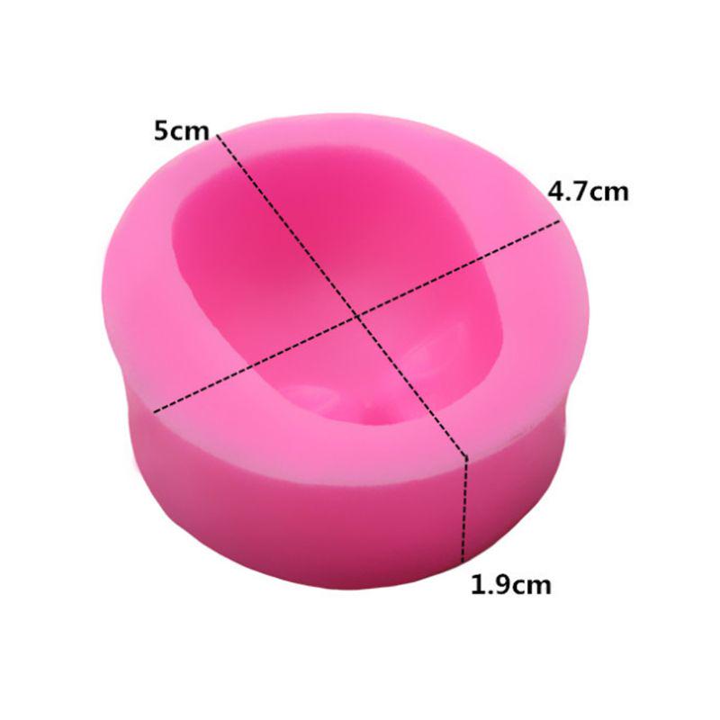 Food Grade Silicone 3D Baby Face Girl Head Shape DIY Chocolate Mold Fondant Candy Soap Polymer Clay Crafting Mould Decorating Baking Tool