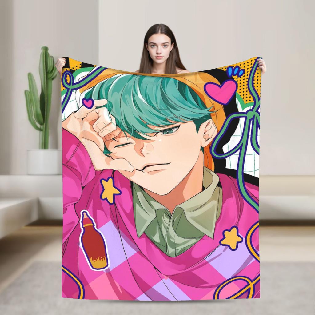 Saja Boys Jinu Kpop Demon Hunters Blanket Quality Soft  Throw Blanket Winter Picnic Couch Chair Street Trend Bedspread
