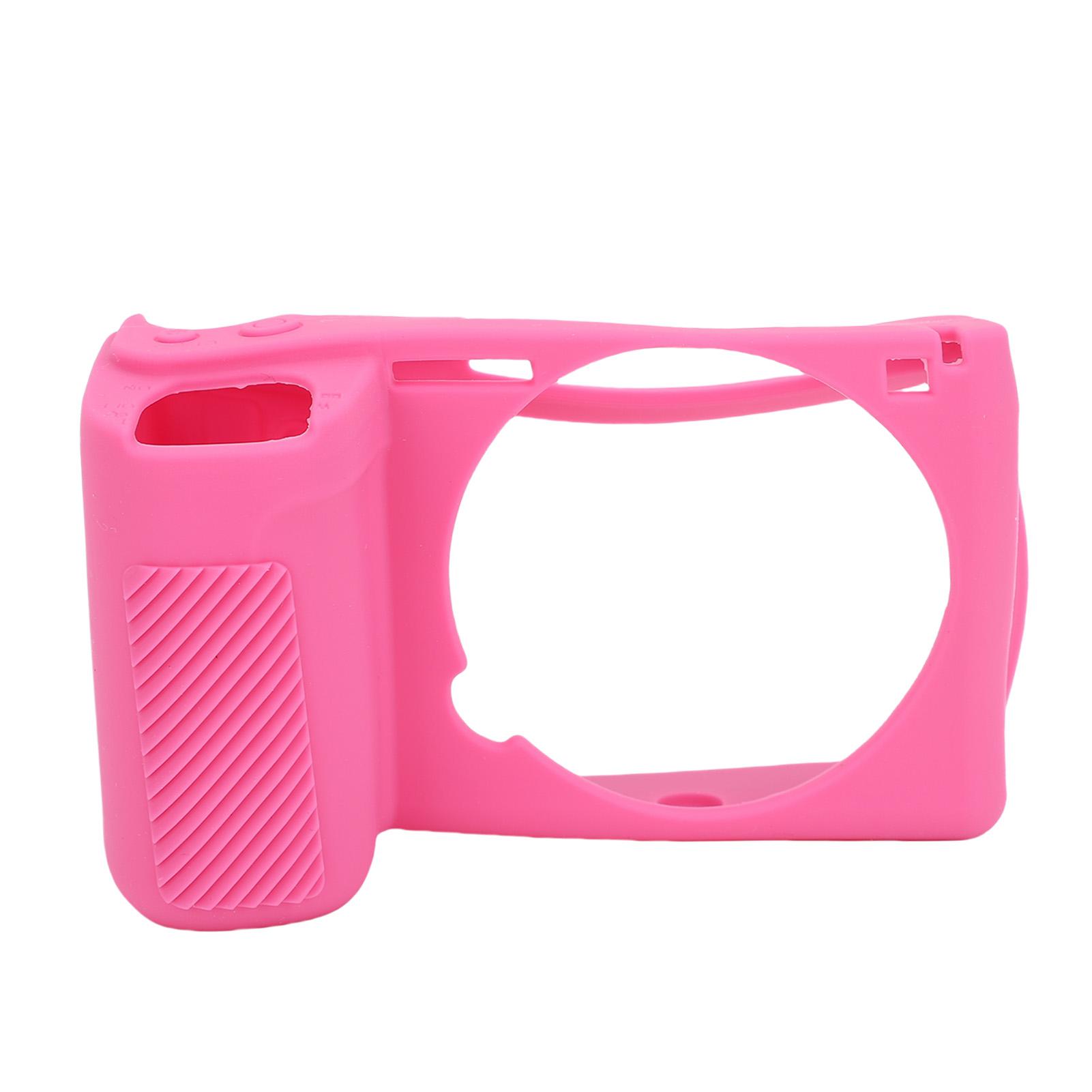 

Силиконовый чехол для камеры Легкий защитный чехол для камеры Точный Нескользящий Ультратонкий Легкая установка Защита от царапин для фотографии розовый