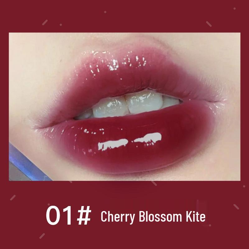 

Pinkcoco Милый зеркальный блеск для губ в форме пончика - Увлажняющая студенческая формула