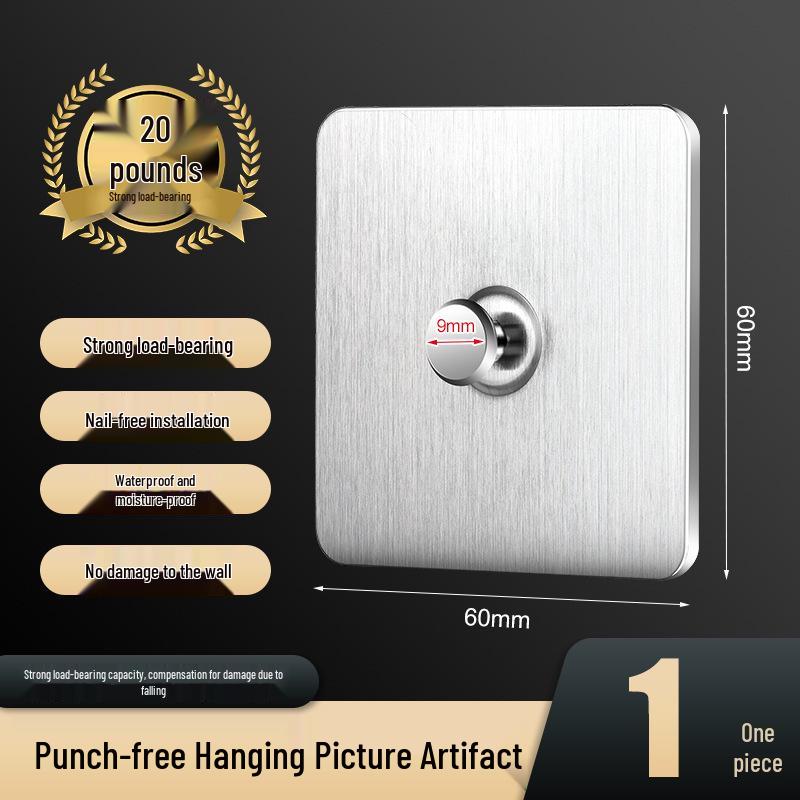 Strong Adhesive, Hole-Free Wall Hooks for Hanging Wedding Photos and Paintings