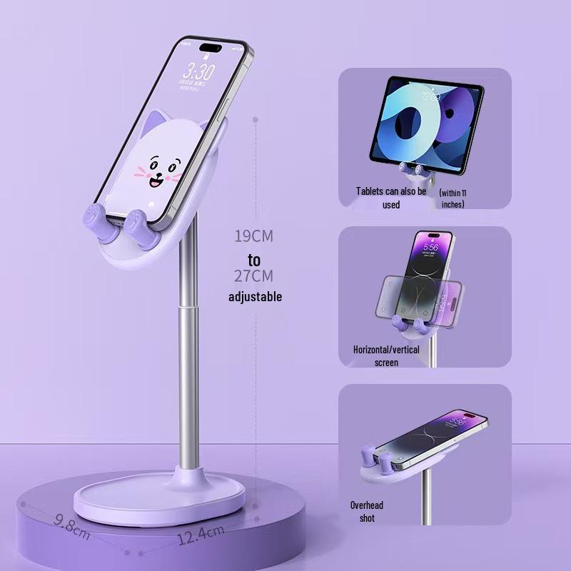 Little Sky Adjustable Cat Phone & Tablet Holder for Desk