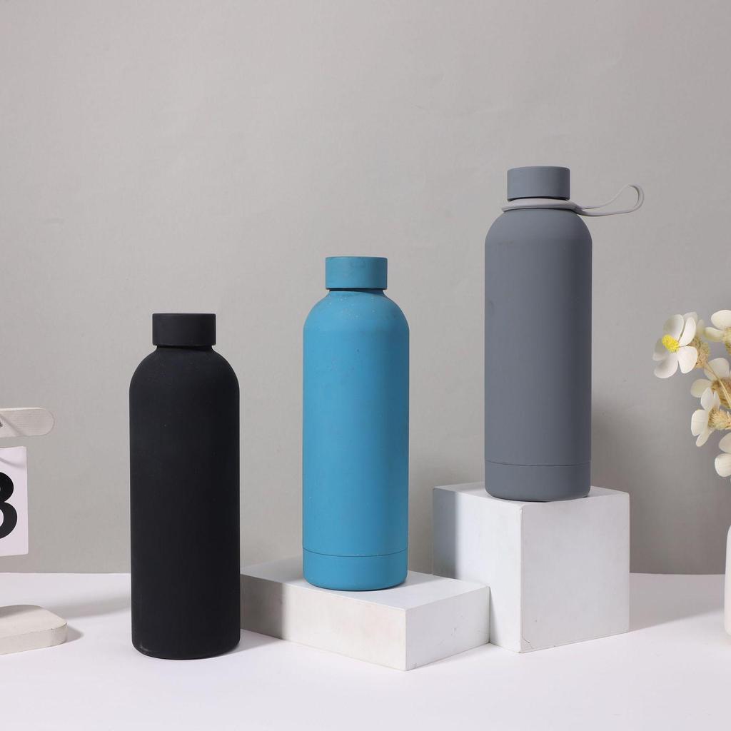 304 Stainless Steel Sports Thermos Bottle - Large Capacity, Portable, Outdoor