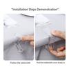 8/12Pcs Transparent Tablecloth Clips Mini Size Non-Slip Widely Used Clear Table Cloth Holders Table Cover Clamps