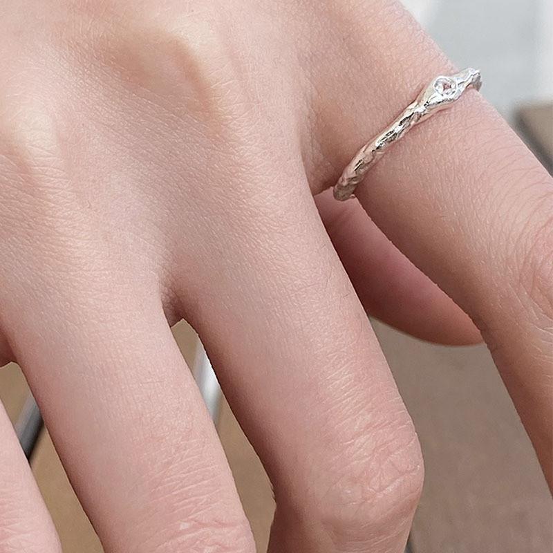 Eleganter Verstellbarer Offener Ring Mit Strasssteinen Für Damen Stilvolles Geometrisches Design